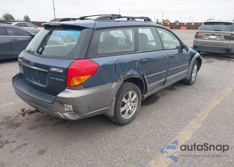 2005 Subaru Outback 2.5I из США, поврежденный, VIN 4S4BP61C157358914
